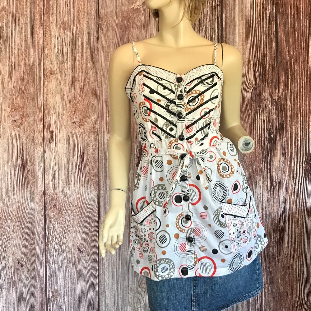 Angie Fitted Top or Mini Dress Small